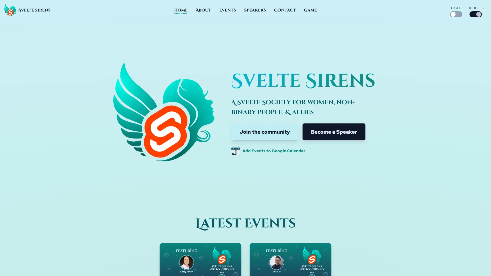 Thumbnail of Svelte Sirens